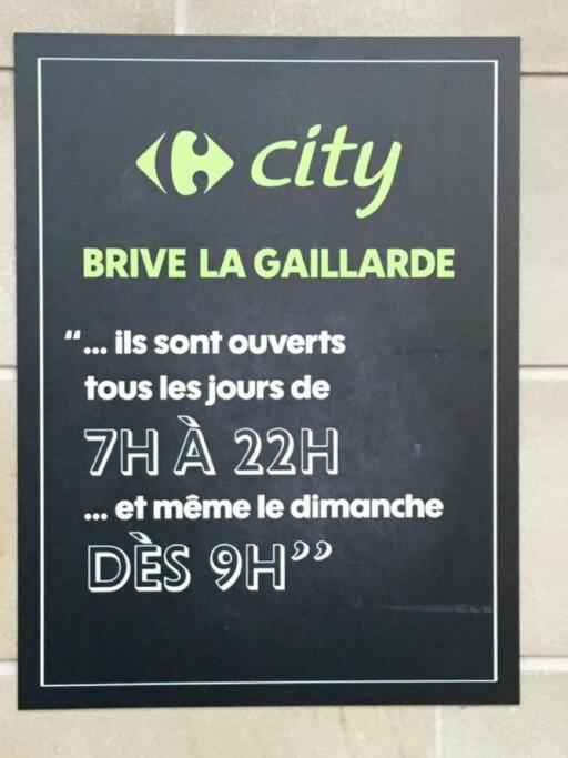 Logement A Brive Avec Terrasse Et Climatisation - Pres De La Gare Et Du Centre-Ville - Wifi Et Stationnement Gratuit 外观 照片